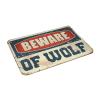 Abipuir Kichen Mats Floor Home Sweet Home Beware of Wolf Rug Boys Bedroom Decor Funny Sogns (Size : 40X60CM) view 4
