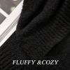 bearberry Super Soft Fluffy Throw Blanket Lightweight Cozy Warm Bed Blankets for Couch Bed Sofa All Season (Black, 60x80) view 3