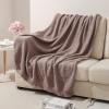 bearberry Super Soft Fluffy Throw Blanket Lightweight Cozy Warm Bed Blankets for Couch Bed Sofa All Season (Rose Taupe, 60x80) view 2