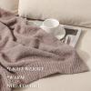 bearberry Super Soft Fluffy Throw Blanket Lightweight Cozy Warm Bed Blankets for Couch Bed Sofa All Season (Rose Taupe, 60x80) view 3