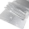 12 x 72 Inches Glitter Disco Table Runner - Retro 70s 80s Theme Decor - Silver Sequin - Bachelorette & Wedding Party Supplies view 2