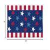 Floor Door Mats Shag Carpet Independence Day Blue Star Thin Red Line,Non Slip Super Soft Bath Rugs Patriotic Stars White Stripes 4th of July,Shaggy Fuzzy Area Rug for Kitchen/Bathroom/Bedroom 16x24'' view 2