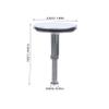 Bath Drain Stopper Watertight Rotary Plug for Bathtub Sink Prevents Odors Blockages Easy Installation Material Fit for Bathtubs view 2