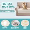 GAMUKAI 100% Waterproof Sofa Cushion Covers  Quilted Couch Protector for Kids, Pets & Dogs | Non-Slip Pet Blanket | Reversible Stretchable Sofa Pad (Ivory, 35''x 82'') view 3