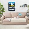GAMUKAI 100% Waterproof Sofa Cushion Covers  Quilted Couch Protector for Kids, Pets & Dogs | Non-Slip Pet Blanket | Reversible Stretchable Sofa Pad (Ivory, 35''x 82'') view 4