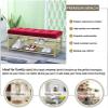 Luxury Entrance Bench Shoe Rack, Comfort Shoe Stool Velvet Upholstered Bench Seat, Living Room Furniture Shoe Storage Table,Red,60X35X45Cm(24X14X18Inch) view 3