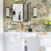 EGHOME Matt Black Rectangle Recessed Bathroom Medicine Cabinet with Mirror Stainless Steel Metal Framed Rounded Rectangular Bathroom Cabinet with Mirror 16.5x27.5'' view 2