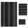 3 Piece Bath Towel Set, Black and White Ethnic Geometric Luxury Towels Set for Bathroom Soft Bath Shower Towels Absorbent Bathroom Towels(1Bath Towel 1Hand Towel 1Washcloth) Hand-paint Lines Texture view 1