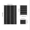 3 Piece Bath Towel Set, Black and White Ethnic Geometric Luxury Towels Set for Bathroom Soft Bath Shower Towels Absorbent Bathroom Towels(1Bath Towel 1Hand Towel 1Washcloth) Hand-paint Lines Texture view 4
