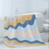 3 Piece Bath Towel Set, Ombre Ripple Luxury Towels Set for Bathroom Soft Bath Shower Towels Absorbent Bathroom Towels(1Bath Towel 1Hand Towel 1Washcloth) Abstract Geometric Blue Yellow Texture view 3