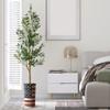 Artificial Tree in American Flag Planter, Fake Olive Silk Tree for Indoor and Outdoor Home Decoration - 68" Overall Tall (Plant Pot Plus Tree) view 3