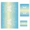 3 Piece Bath Towel Set, Butterfly Luxury Towels Set for Bathroom Soft Bath Shower Towels Absorbent Bathroom Towels(1Bath Towel 1Hand Towel 1Washcloth) Abstract Star Moon Ombre Blue Yellow Painting view 1