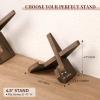 ANBOXIT 4.5 Inch Plate Stand Display - Wooden Picture Frame Holder, Decorative Table Top Easel view 4