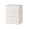 Bedside Table White Modern, Nightstand with Drawer Modern, Night Stand for Bedrooms, Side Table with Storage for Living Room, for Bedroom, Room Dorm, Office view 1