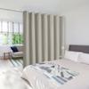 NICETOWN Wall Dividers for Rooms, Room Divider Curtain Screen Partitions, Vertical Blind for Sling Door, Blackout Window Curtains Privacy for Patio (Natural, Single Panel, 9ft Tall x 8.3ft Wide) view 1