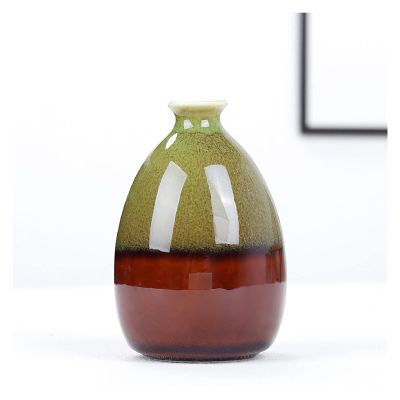 Ceramic Vase for Home Decor, Small Flower Vases, Dry Flower Vases for Table, Kitchen, Living Room,Decorative Touch to Any room's Decor.Christmas Decor (Color : C)