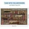 Kazynee Vintage Deer Bear Farmhouse Beach Towel,Retro Cabin Lake Country Lodge Moose Microfiber Beach Towel, Extra Large Adult Beach Towel. view 2