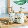 Ceramics Countertop Soap Dispenser Liquid Soap Pump Bottle Kitchen, Bathroom Refillable Liquid Hand Dish Lotion (Color : A, Size : 320ml) view 2