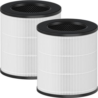 2 Packs A2 Premium Replacement Filter for Vewior A2 ClearAir-A2, Ameifu GDAP1W / GDAP1USW / Vi-GDAP1USW and Tailulu HQZZ-160 Air Cleaner Purifier