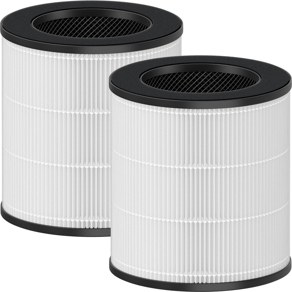 2 Packs A2 Premium Replacement Filter for Vewior A2 ClearAir-A2, Ameifu GDAP1W / GDAP1USW / Vi-GDAP1USW and Tailulu HQZZ-160 Air Cleaner Purifier