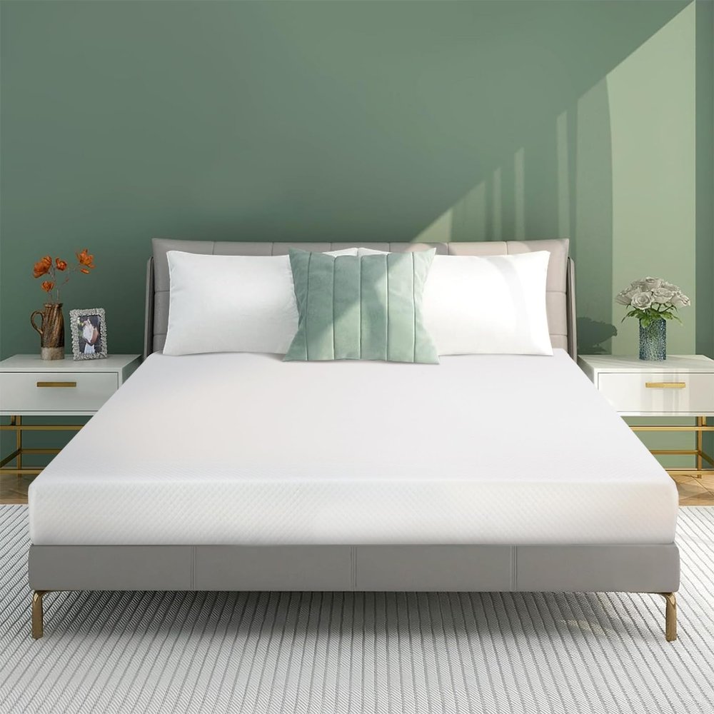 Dkeli Full Size Mattress, 6 Inch Gel Memory Foam Mattress for Cool Sleep & Pressure Relief, Medium Firm RV Daybed Mattress for Kid Adults, Bed-in-a-Box, CertiPUR-US Certified