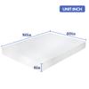 Dkeli Queen Mattress, 6 Inch Gel Memory Foam Mattresses for Cool Sleep & Pressure Relief, Medium Firm RV Daybed Mattress for Kid Adults, Bed-in-a-Box, CertiPUR-US Certified view 2