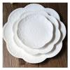 Dessert Plate Dinner Plates Set of 3, 9.84in Ceramic Dish Set for Steak Salad Pasta Appetizer Plate and Dessert Microwave Oven and Dishwasher Safe Dinnerware Set(Pink) Serving Plate ( Color : Gold ) view 1
