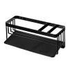 Kitchen Sponge Holder Organizer Shelf With a Removable Slanting Drain Tray for Storage Mouthwash Cup Soap view 2