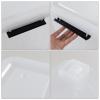Qqbine 70 Quart Large Clear Storage Bins, Plastic Storage Box with Lids and Wheels, 4 Packs view 3