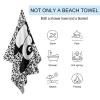 Kazynee Lovely Cartoon Panda Beach Towel,Cute Forest Animal Panda Microfiber Beach Towel, Extra Large Adult Beach Towel. view 3