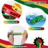 Skylety 120 Pcs Black History Month Silicone Bracelets Black History Party Goodie Bag Stuffers Motivational Wristbands Freedom Liberation Peace for Adults Teens view 4