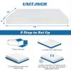 Dkeli Twin Size Mattress for Kids, 6 Inch Gel Memory Foam Mattress for Cool Sleep & Pressure Relief, Medium Firm Single Twin Mattress for Child, Bed-in-a-Box, CertiPUR-US Certified view 2