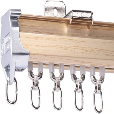 Room Divider Ceiling Track Hospital Sliding Curtain Track System Wall Mount/ Ceiling Mounted, Aluminum Straight Curtain Rail Rod for Hospital Porch Gazebo Living Room ( Color : Side Mount , Size : 7m/