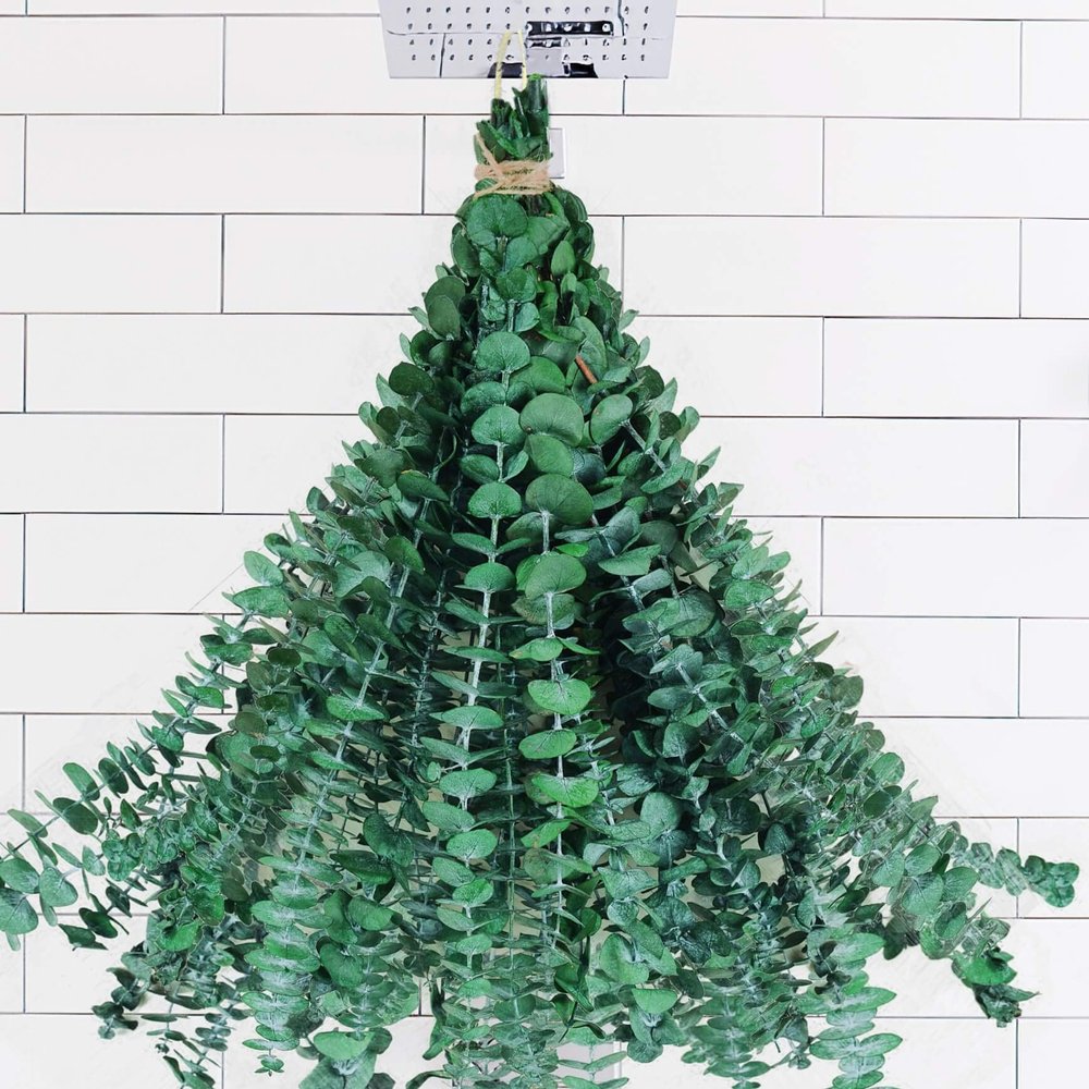 20 PCS Dried Preserved Eucalyptus for Shower, 17" Real Natural Fresh Hanging Eucalyptus Stems,Real Leaves Branches for Vase Filler,Bathroom,Wedding,Dried Flowers Arrangement Decor