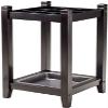 FSunKoFu Umbrella Stand Rack for Entryway Hallway Front Door, Square Umbrella Holder Organizer, Solid Wooden Umbrella Stand with Tray and Hooks for Home Entryway Hallway Apartment, 66cm H view 1