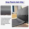 AmazeCov Adjustable Headrest Pillow for Recliners and Armchairs - Non-Slip Velvet Cushion for Neck Support and Pain Relief (Gray) view 2