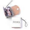 TINGKU Personalized Photo Album Keychain Custom Mini Leather Photo Book with 12 Pictures, Picture Keychain Keepsake Gift for Couples, Mom, Dad White view 1