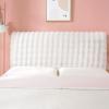 EFELIM Faux Rabbit Bed Headboard Slipcover for Queen King Full Cal King, Plush Bed Headboard Cover Soft Dustproof Protector Cover Bedroom Decor (Avocado,Queen:150CM/59in) view 2
