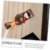 Abaodam 6 Pcs Bear Bouquet Bear Flower Bouquet Graduation Decoration Foam Small Coffee Graduation Flower view 3
