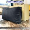 AmazeCov Headrest Pillow with Pearl Cotton Filling - Non-Slip Headrest Cushion for Recliners, Sofas and Loveseats (Black) view 2