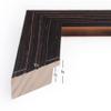 Craig Frames Elite Sherwood, 20x24 Picture Frame With Glass, Espresso Brown view 2
