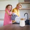 TOOZFO Soap Dispenser Ceramic with Easy-to-Press Pump Hand Lotion Liquid Dispenser for Shampoo Bathroom Kitchen 12 oz view 4