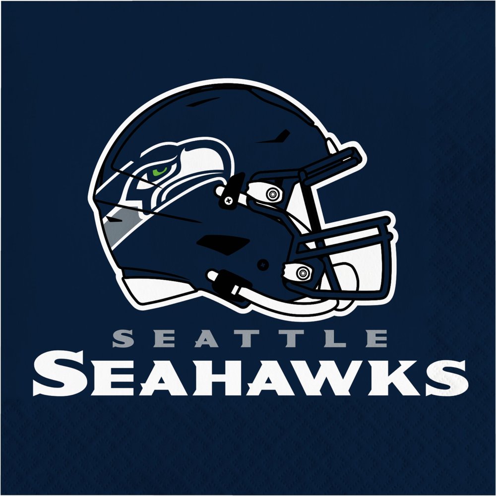 Trendware Super Bowl LX Seattle Seahawks Napkins, 48 ct