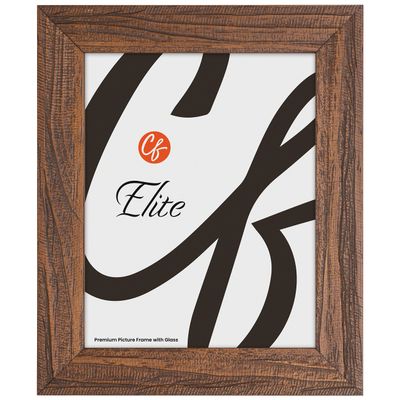 Craig Frames Elite Sherwood, 20x24 Picture Frame With Glass, Walnut Brown