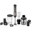 BLACK+DECKER Kitchen Wand Cordless Immersion Blender, 4 in 1 Multi Tool Set, Hand Blender with Charging Dock, Grey (BCKM1014K01) view 1
