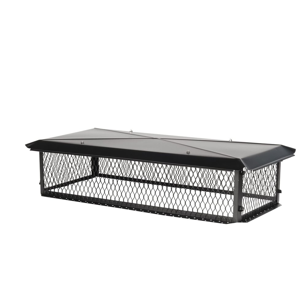 HY-GUARD Chimney Cap Multi-Flue Masonry, 17" x 41" x 10"H, Galvannealed Steel