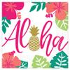Aloha Party Napkins- 32 Count | 2 packs of 16CT Lunch Napkins | Polynesian Hawaiian Luau Theme, 6.5" x 6.5" view 1