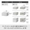 LIKE-IT Storage Box, Closet System, Drawer, M, Width 12.6 x Depth 20.5 x Height 8.5 inches (32 x 52 x 21.5 cm), All Black, CS-D2, Depth 20.5 inches (52 cm), Perfect for Closet Storage view 3