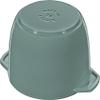 staub La Cocotte de GOHAN Z1025-325 La Cocotte de Gohan Eucalyptus M 6.3 inches (16 cm) Rice Pot, 2 Pieces, Cast Iron Rice Cooker view 2