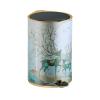 DYPASA Garbage Can 8L Exquisite and Durable Foot-Operated Trash Can Retro Style Home Living Room Bedroom Stainless Steel Garbage Can Trash Bin (Color : 1) view 1